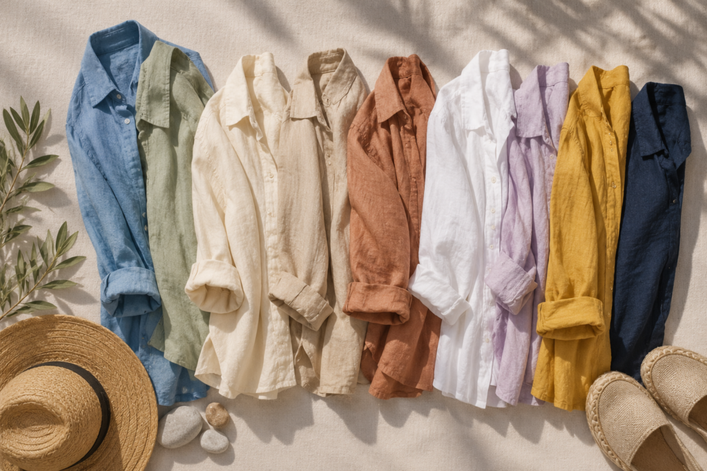 Linen Outfits for Summer