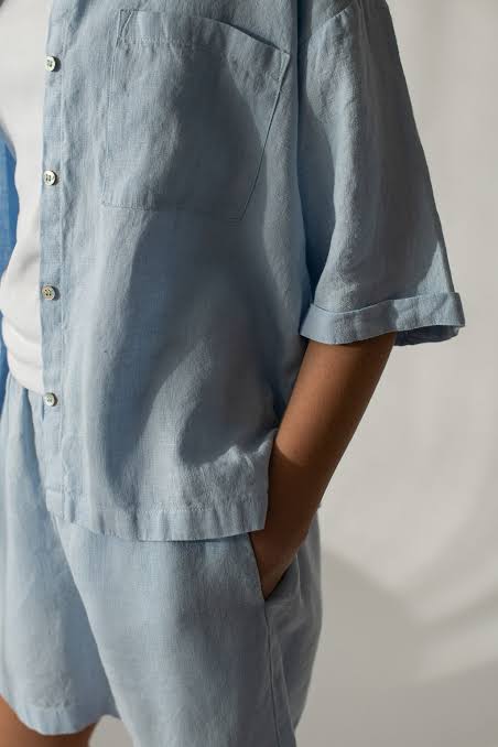  Linen Shorts and an Oversized Linen Shirt